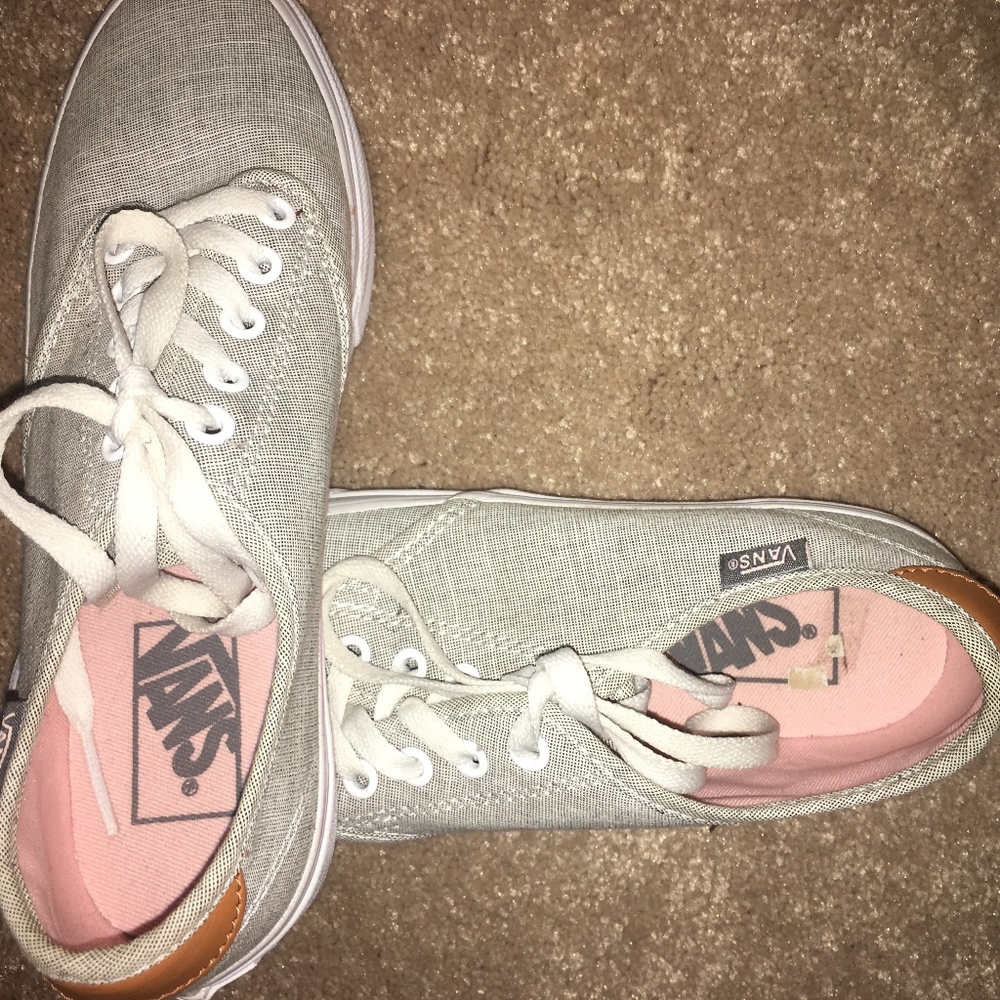 Vans Light Grey Perfect Condition - image 2